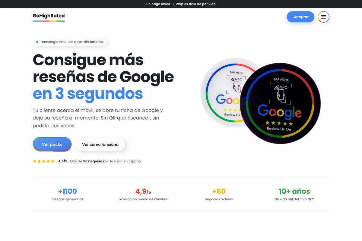 Web de GoHighRated